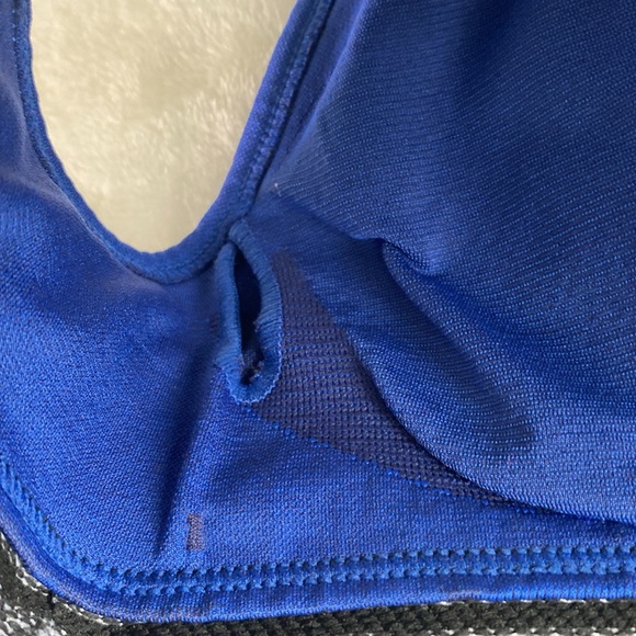 New Balance blue camo sports racerback bra - Picture 16 of 16